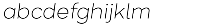 Akwa Extra Light Oblique FONT