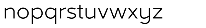 Akwa Light Font LOWERCASE