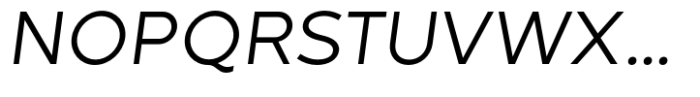 Akwa Regular Oblique Font UPPERCASE