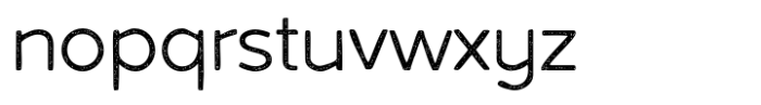 Akwa Rough Light Font LOWERCASE