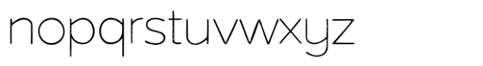 Akwa Rough Thin Font LOWERCASE