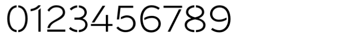 Akwa Stencil Light Font OTHER CHARS