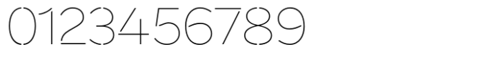 Akwa Stencil Thin Font OTHER CHARS
