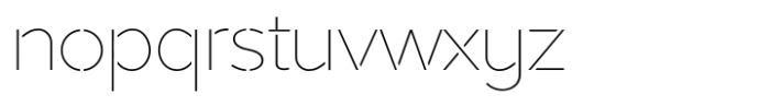 Akwa Stencil Thin Font LOWERCASE
