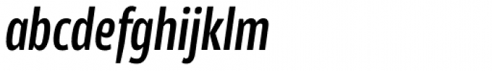 Akwe Pro Con Medium Italic Font LOWERCASE