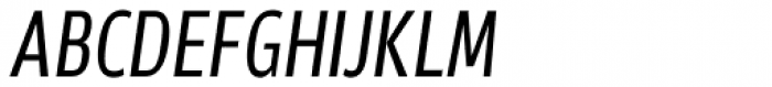 Akwe Pro Con Regular Italic Font UPPERCASE