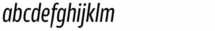 Akwe Pro Con Regular Italic Font LOWERCASE