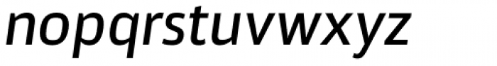 Akwe Pro Medium Italic Font LOWERCASE