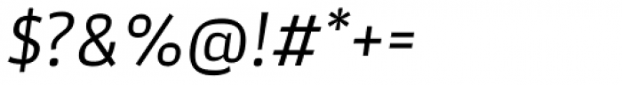 Akwe Pro Regular Italic Font OTHER CHARS