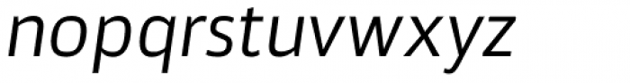 Akwe Pro Regular Italic Font LOWERCASE