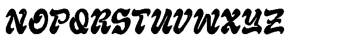Akyra 35 Texture Font UPPERCASE