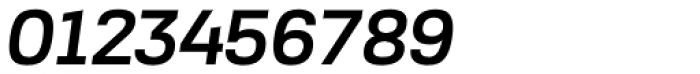 Akzentica 4F SemiBold Italic Font OTHER CHARS