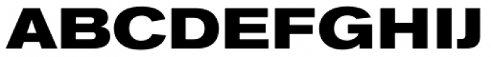 Akzidenz-Grotesk BQ Bold Extended Font UPPERCASE