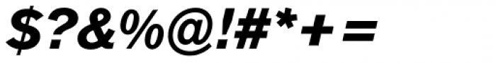 Akzidenz-Grotesk BQ Bold Italic Font OTHER CHARS