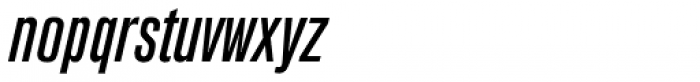 Akzidenz-Grotesk BQ Medium Condensed Italic Font LOWERCASE