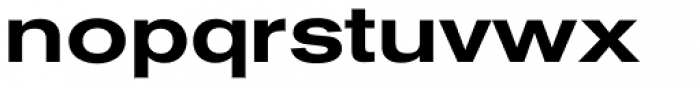 Akzidenz-Grotesk BQ Medium Extended Font LOWERCASE