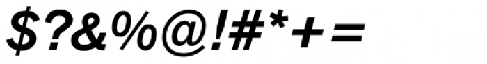 Akzidenz-Grotesk BQ Medium Italic Font OTHER CHARS