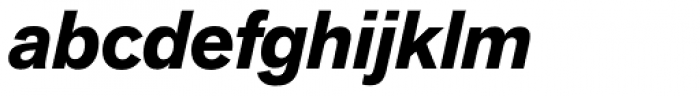 Akzidenz-Grotesk Next Bold Italic Font LOWERCASE