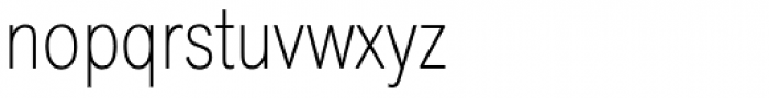 Akzidenz-Grotesk Next Cond ExtraLight Font LOWERCASE