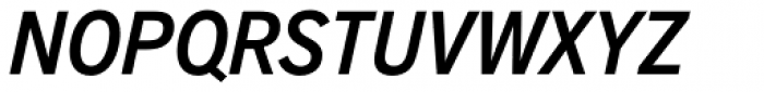 Akzidenz-Grotesk Next Cond Med Italic Font UPPERCASE