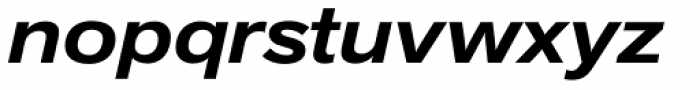 Akzidenz-Grotesk Next Ext Med Italic Font LOWERCASE
