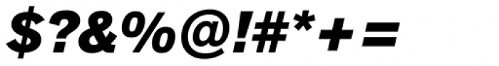 Akzidenz-Grotesk Next ExtraBold Italic Font OTHER CHARS