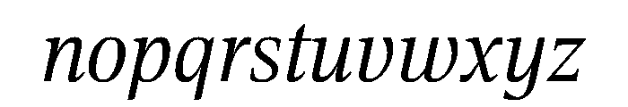 Aktuell BlondItalic Font LOWERCASE