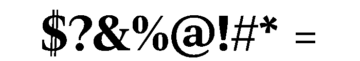 Aktuell Bold Font OTHER CHARS