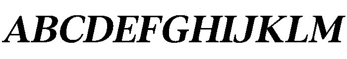 Aktuell BoldItalic Font UPPERCASE