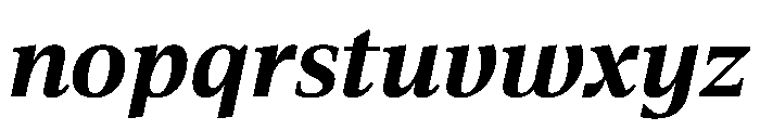 Aktuell BoldItalic Font LOWERCASE