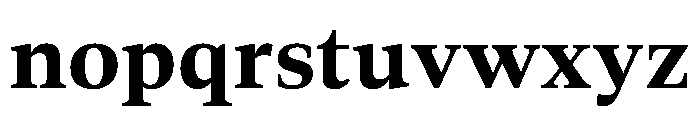Aktuell Bold Font LOWERCASE