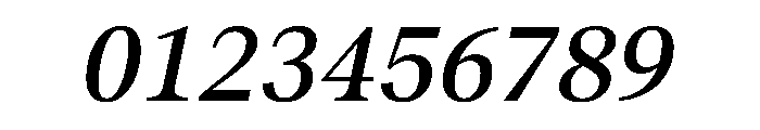 Aktuell MediumItalic Font OTHER CHARS