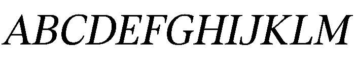 Aktuell NormalItalic Font UPPERCASE