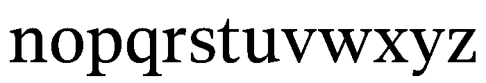 Aktuell Normal Font LOWERCASE
