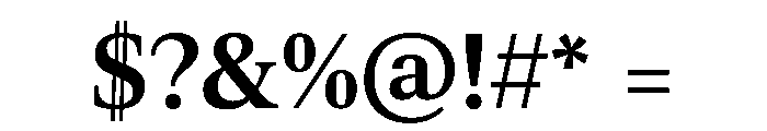 Aktuell SemiBold Font OTHER CHARS