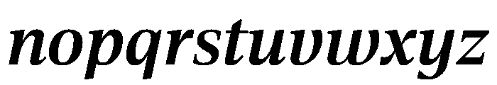 Aktuell SemiBoldItalic Font LOWERCASE