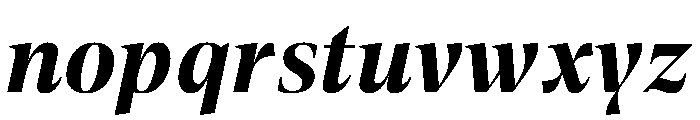 AktuellDisplay BoldItalic Font LOWERCASE