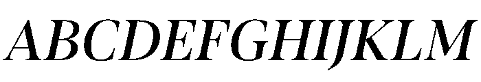 AktuellDisplay MediumItalic Font UPPERCASE