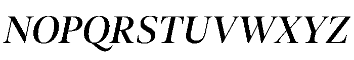 AktuellDisplay MediumItalic Font UPPERCASE