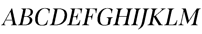 AktuellDisplay NormalItalic Font UPPERCASE