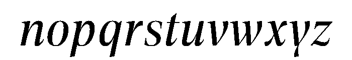 AktuellDisplay NormalItalic Font LOWERCASE