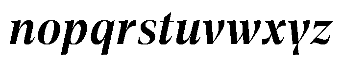 AktuellDisplay SemiBoldItalic Font LOWERCASE