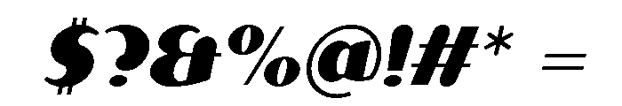 Akebono Regular Italic Font OTHER CHARS