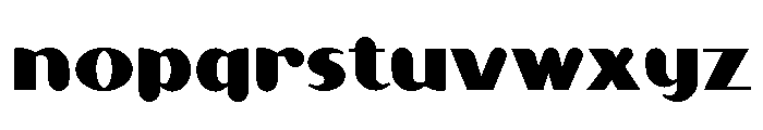 Akebono Regular Font LOWERCASE