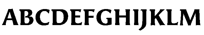 Aladin Extra Bold Font UPPERCASE