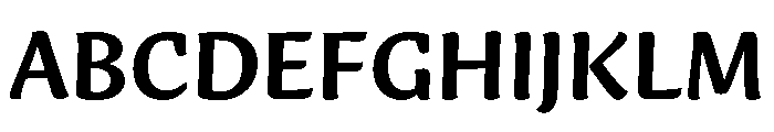 Aladin Medium Font UPPERCASE