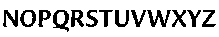 Aladin Medium Font UPPERCASE