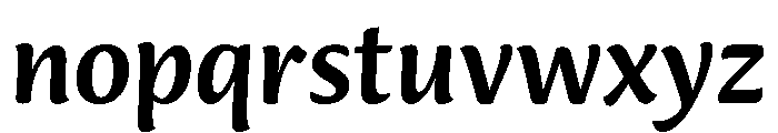 Aladin Medium Font LOWERCASE