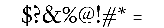 Alegreya Sc Light Font OTHER CHARS