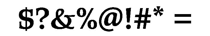 Alegreya Sc Semibold Font OTHER CHARS